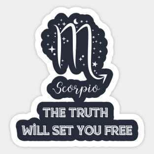 Scorpio Zodiac Sign T-shirt Sticker